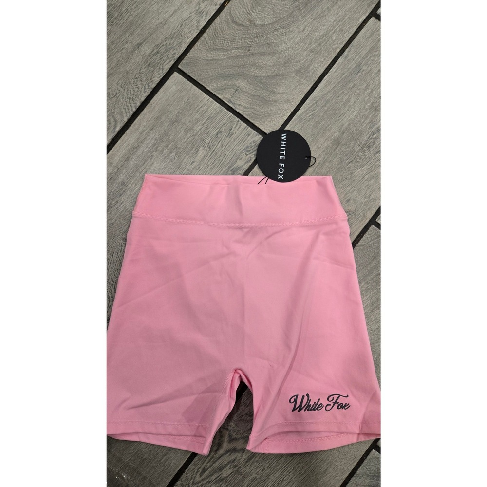 White Fox Boutique Season 7 Bike Shorts Tulle Pink EXDAL1221-3-S Small NWT